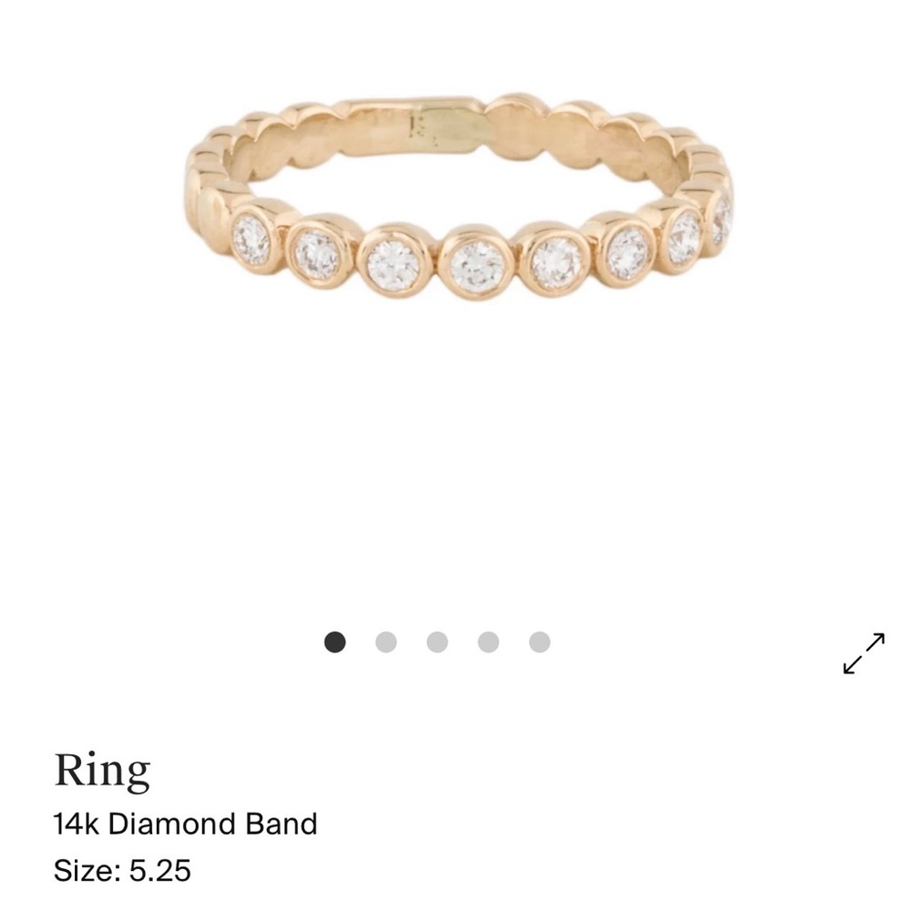 Gold and Diamond half eternity band